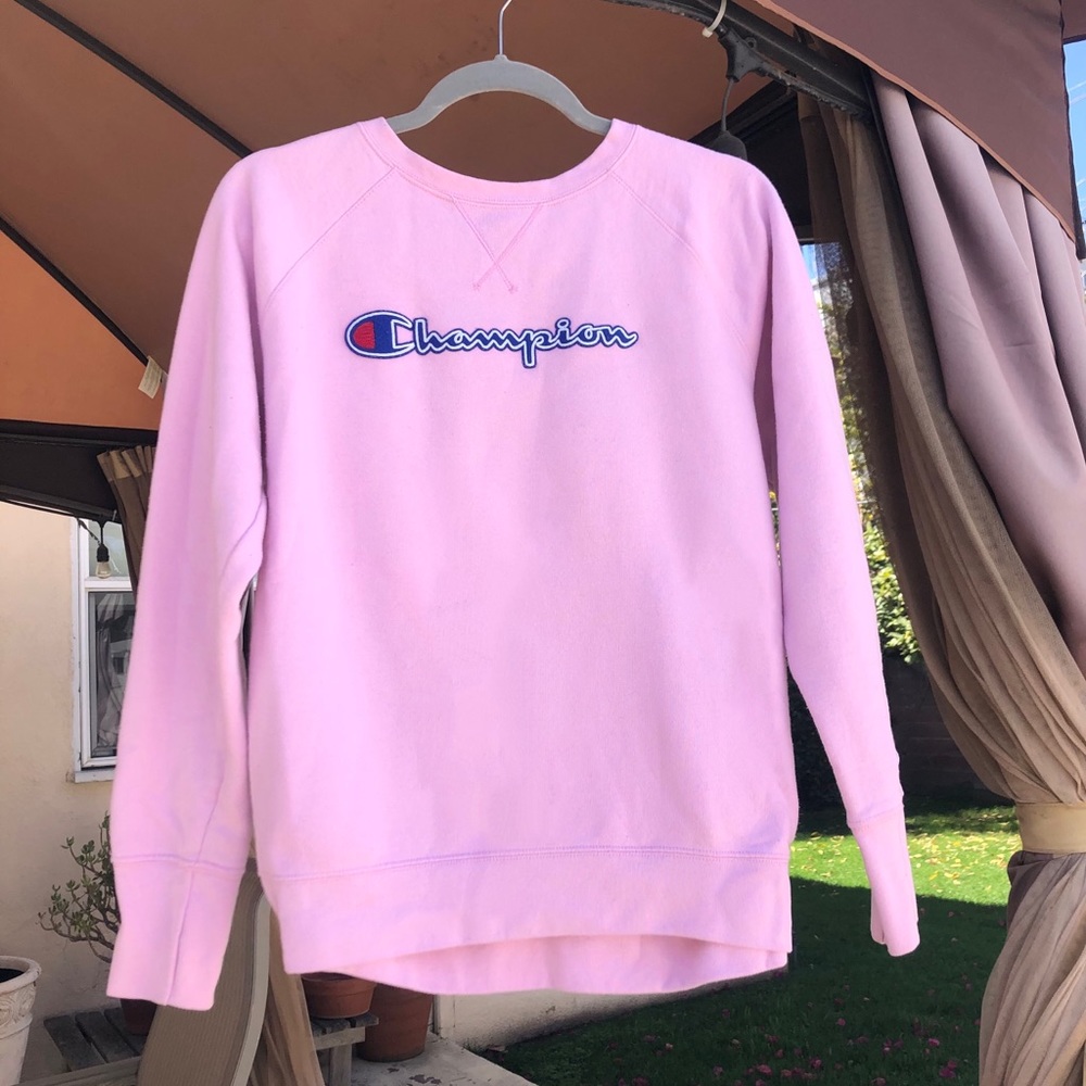 Pink Champion Crewneck